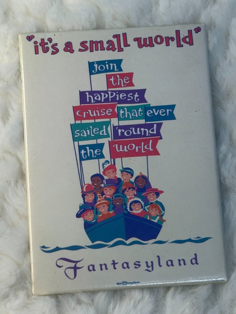Disney Small World Attraction Poster Magnet